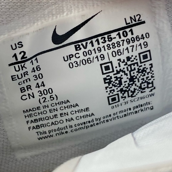 🆕 Nike	React Vapor 2 White Metallic Golf - Mens - Picture 9 of 13